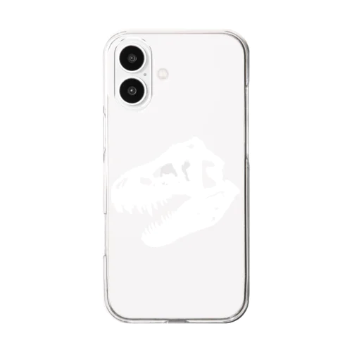 みんな大好きティラノサウルスの骨 Clear Smartphone Case
