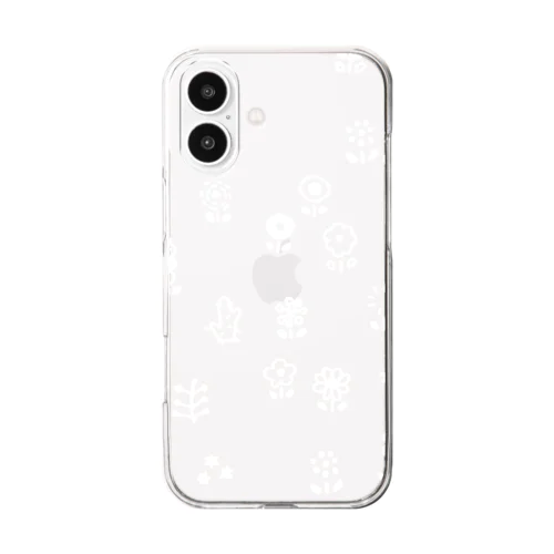お花たち Clear Smartphone Case