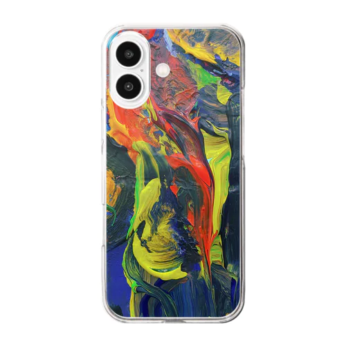 絵の具 Clear Smartphone Case