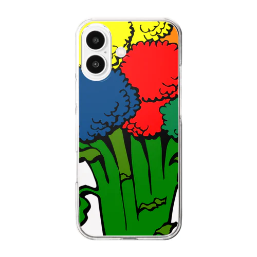 カラフロッコリー Clear Smartphone Case