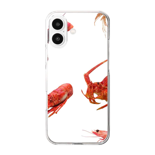 歩く海老VS泳ぐ海老 Clear Smartphone Case