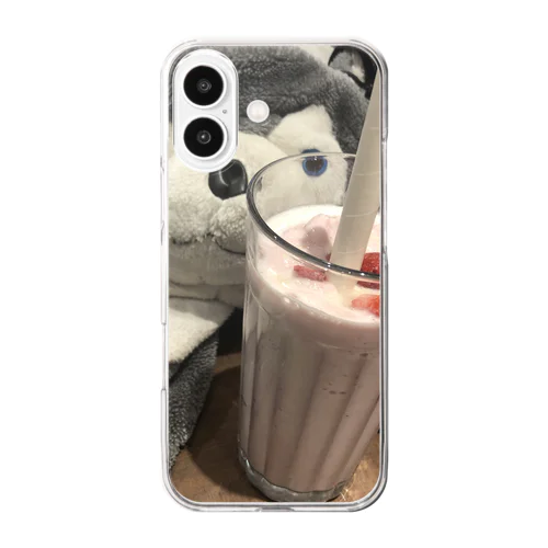 ビスはん Clear Smartphone Case