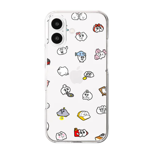 ちみギシリとスマホケースきた Clear Smartphone Case