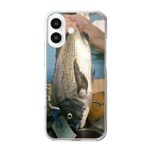 釣った鯛 Clear Smartphone Case