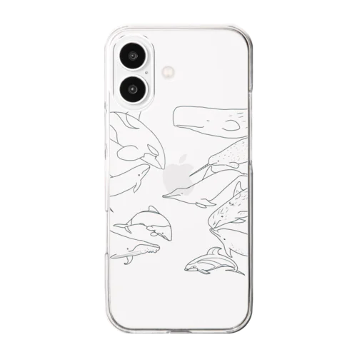 あなたの好きなイルカはなんですか？ Clear Smartphone Case
