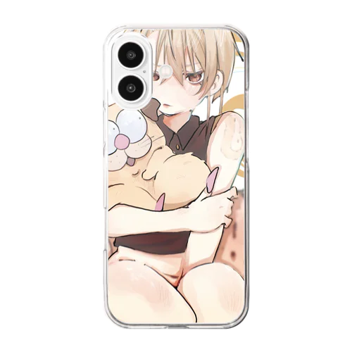 爬虫類系女子 Clear Smartphone Case