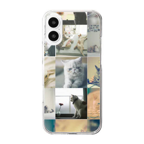 我が家の猫 Clear Smartphone Case