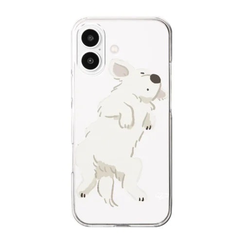 チャリティ/おねんねピレニーズ Clear Smartphone Case