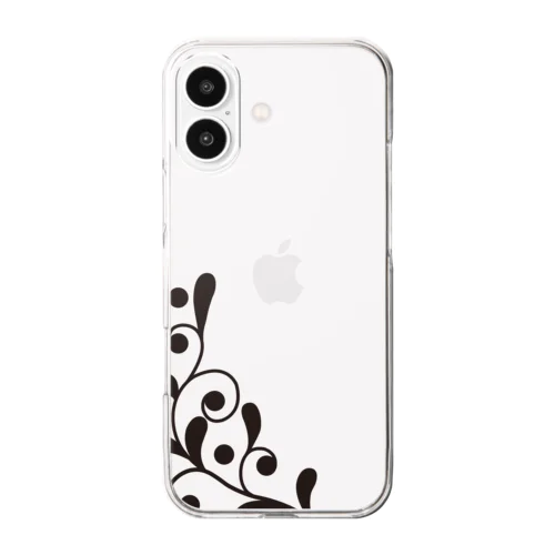 うねうね模様 Clear Smartphone Case