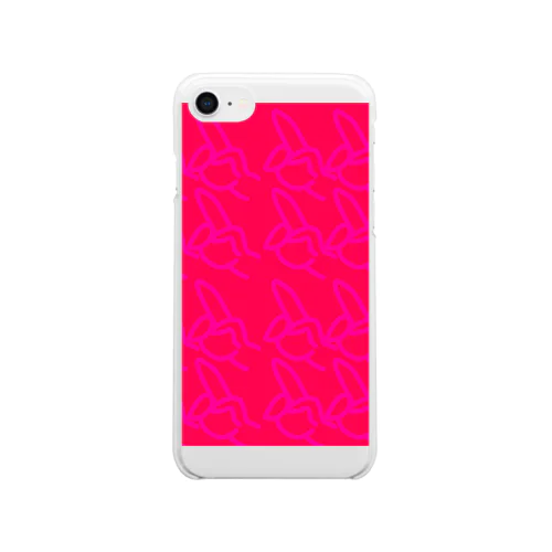 びゅーん Clear Smartphone Case