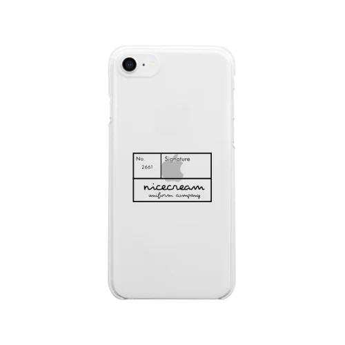Name Tag Clear Smartphone Case