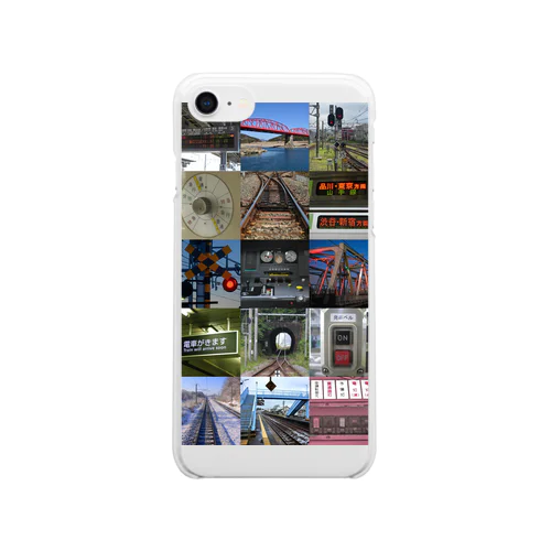 鉄道詰め合わせスマホケース Clear Smartphone Case