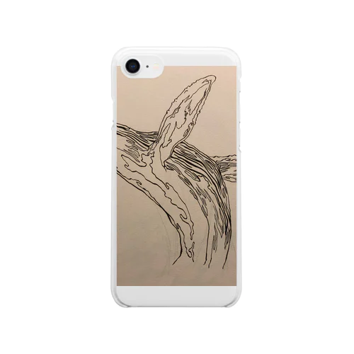 和柄 鯨 Clear Smartphone Case