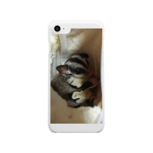 フクロモモンガ Clear Smartphone Case
