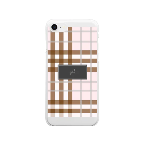 girl Clear Smartphone Case