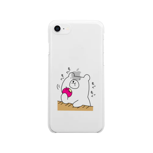 もぐもぐ Clear Smartphone Case