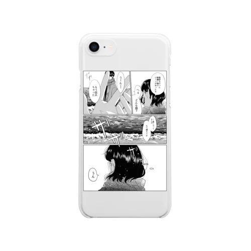 海辺の会話 Clear Smartphone Case