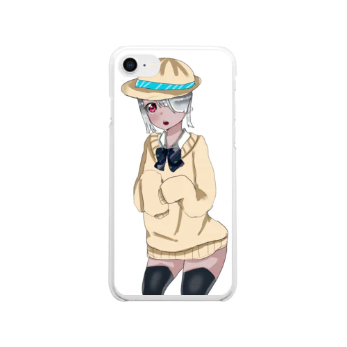 ねこしょうゆ Clear Smartphone Case