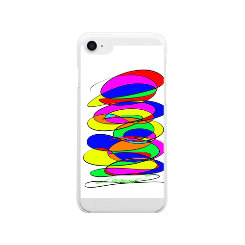 lemopiグラフィックデザイン🐥✨ Clear Smartphone Case
