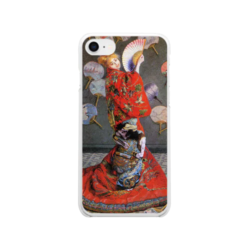 クロード・モネ / 1879 / Japan's (Camille Monet in Japanese Costume) /  Claude Monet Clear Smartphone Case