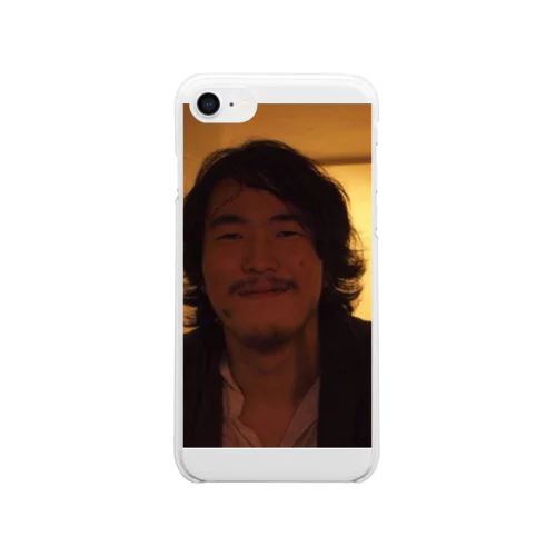 男の自画像 Clear Smartphone Case