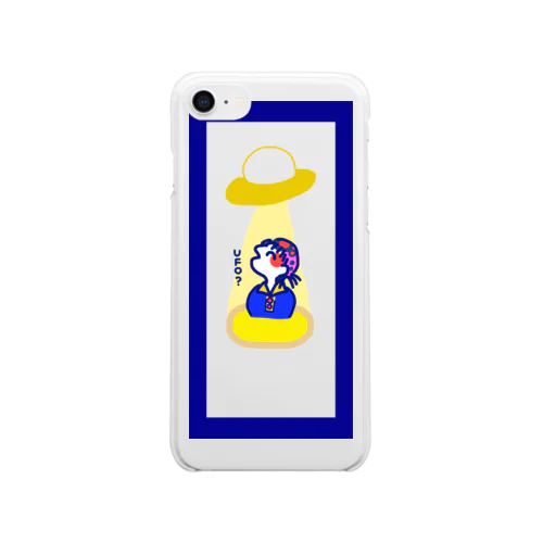 UFOにつれていかれちまう Clear Smartphone Case
