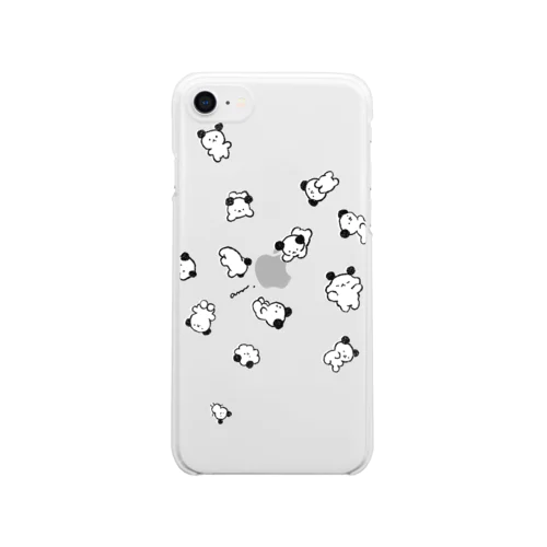 　もちこだらけ Clear Smartphone Case
