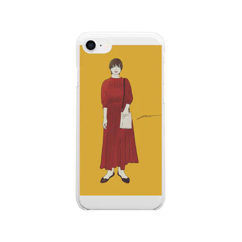 girl Clear Smartphone Case