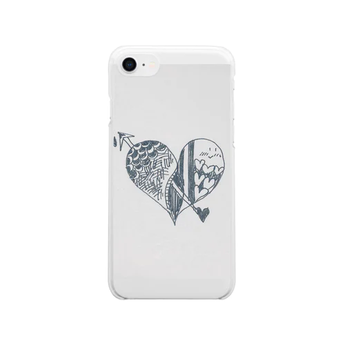 くぐ。のハート Clear Smartphone Case