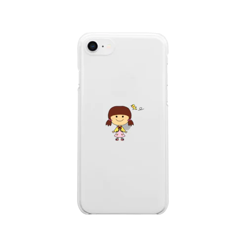 おんなのこ Clear Smartphone Case