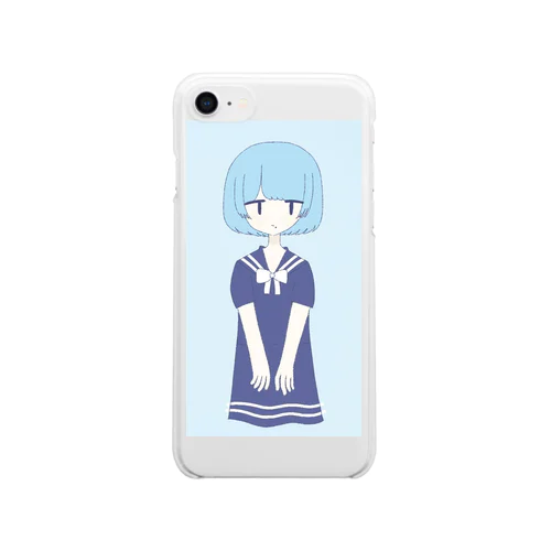 セーラー服の女の子 Clear Smartphone Case