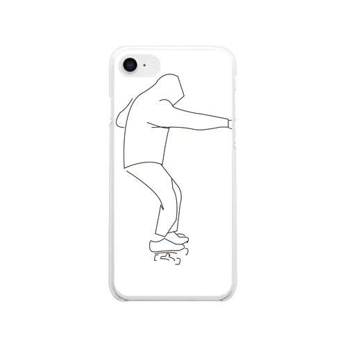 skate graphics Clear Smartphone Case