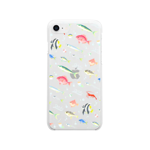 お魚ハムちゃん Clear Smartphone Case