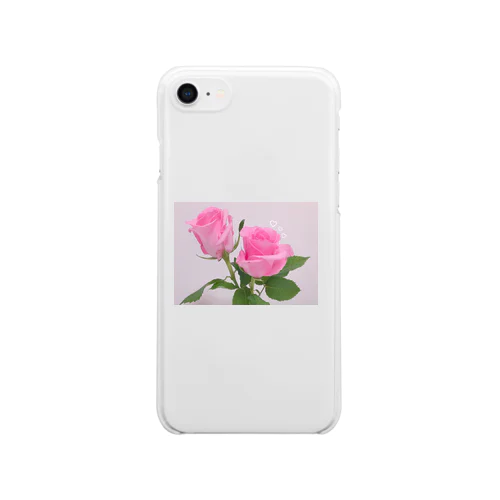 シンプルローズ 🌹 Clear Smartphone Case