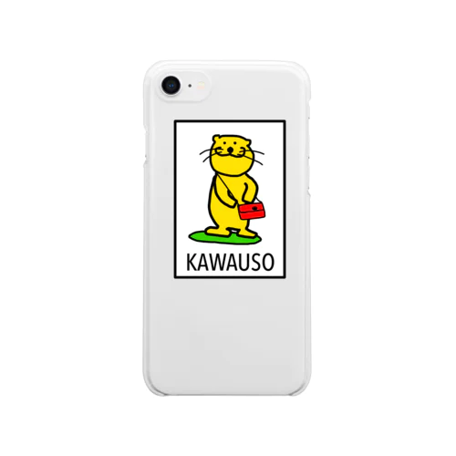 カワウソくん Clear Smartphone Case