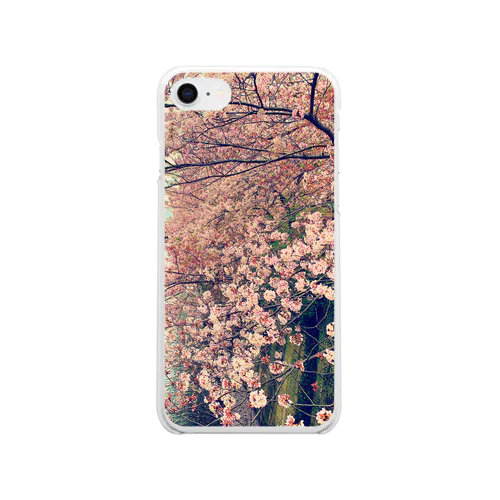 桜　目黒 Clear Smartphone Case