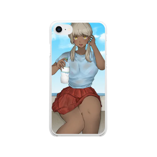 夏の日の彼女 Clear Smartphone Case