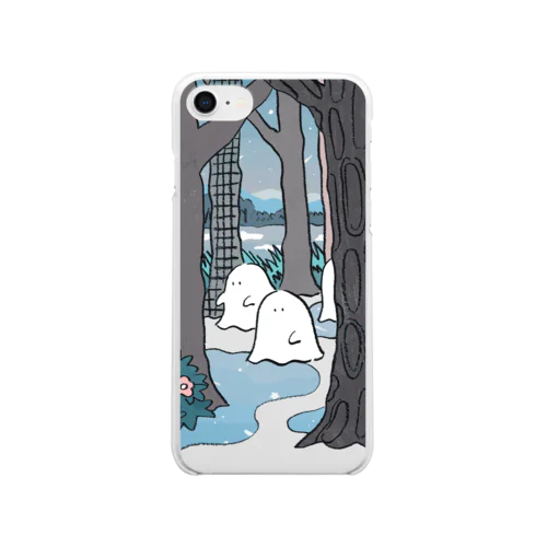森のオバケちゃん(よる) Clear Smartphone Case