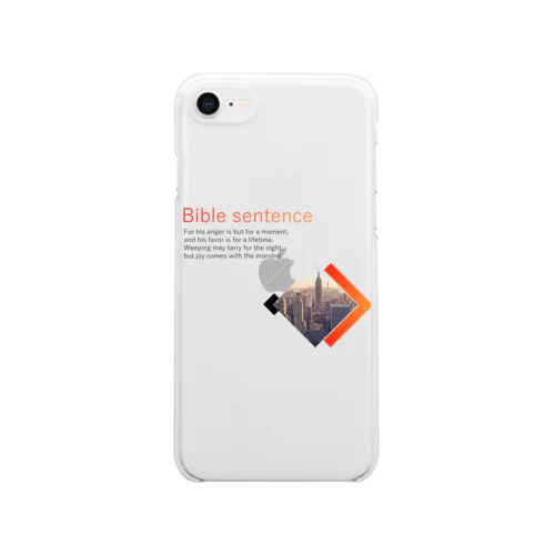 英字ヴァージョン２ Clear Smartphone Case