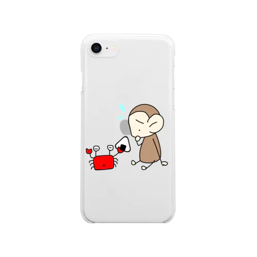 さるとかに Clear Smartphone Case