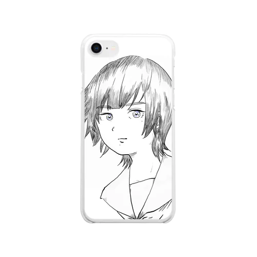 羨ましい子 Clear Smartphone Case