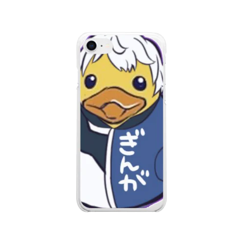 アヒル銀河くん Clear Smartphone Case
