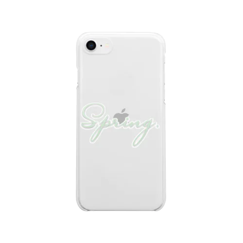 Spring. Clear Smartphone Case