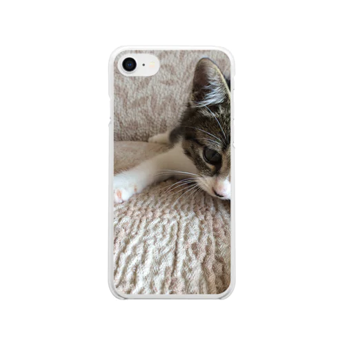 こねこのパル～南の島のにゃんこ～ Clear Smartphone Case