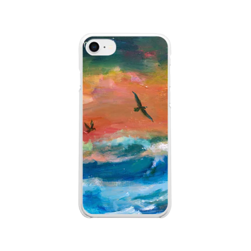 ムラナギ／おやすみトウゾクカモメ Clear Smartphone Case