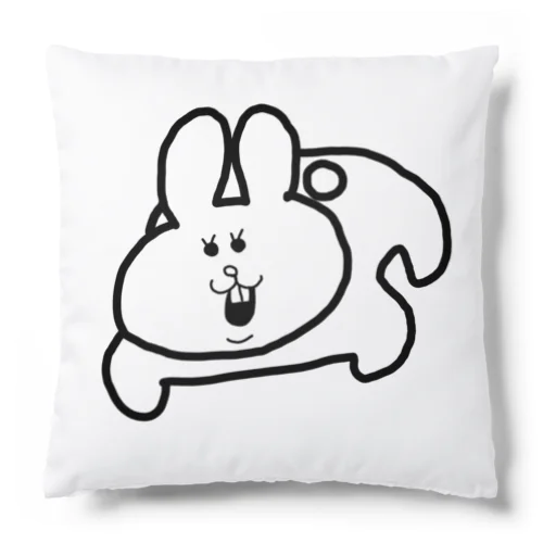 たたかううさぎさん Cushion