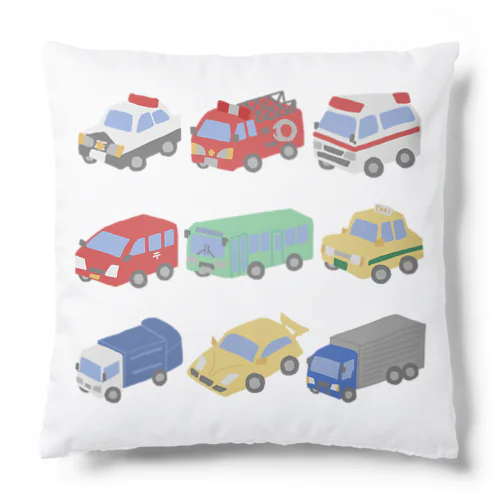 のりものイラスト Cushion
