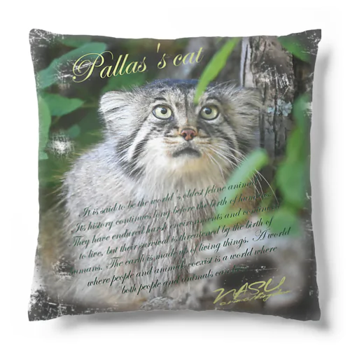 マヌルネコ ポリー Cushion