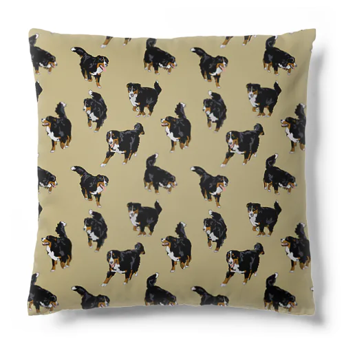 バーニーズ柄 Cushion