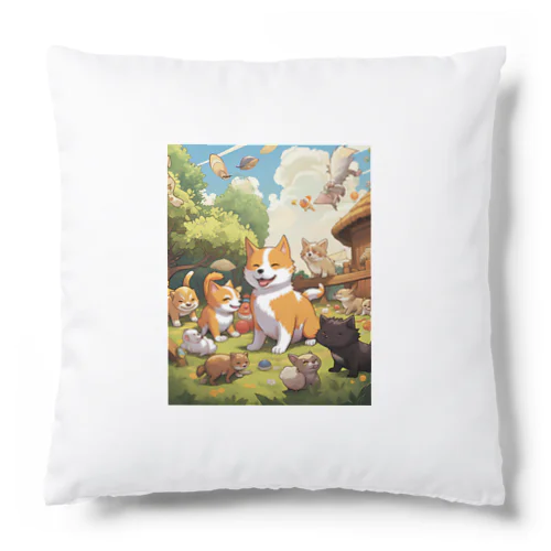 柴犬と仲間たち Cushion